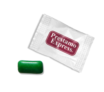 Sobre promocional papel laminado 2.0 a 3.0 grs. aprox.