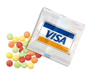 Sobre promocional con Grageas 3.5 grs. Sin Laminado