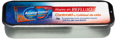 Pastillero promocional metálico Deslizable de 35 grs