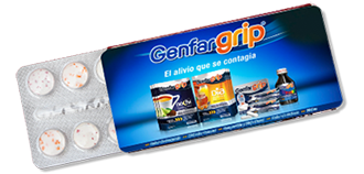 Blister publicitario con 12 Pastillas