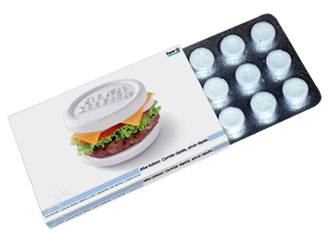 Blister promocional con 15 pastillas