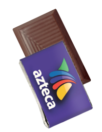 Chocolate promocional de 3 grs.
